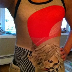 Custo Barcelona Blonde Woman Tank Size 2